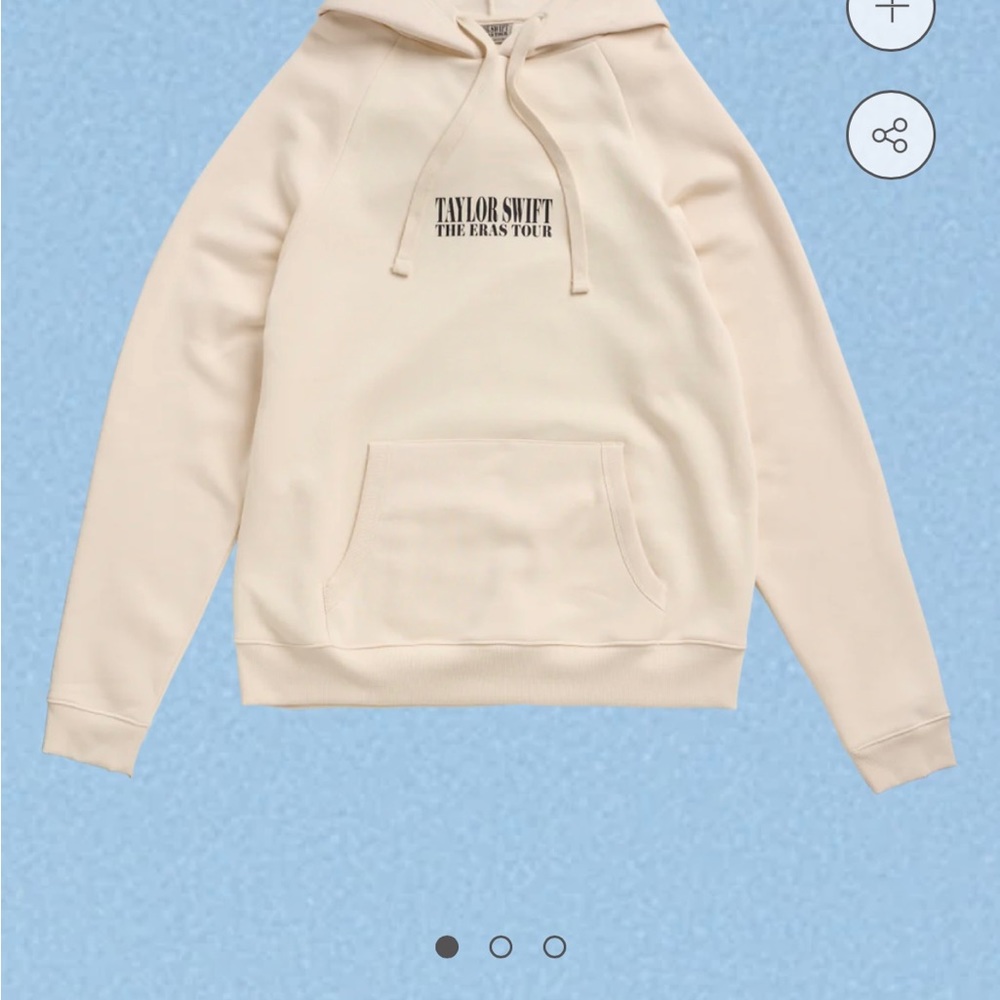 Official Taylor Swift Eras US Tour Merch Beige Hoodie 4XL